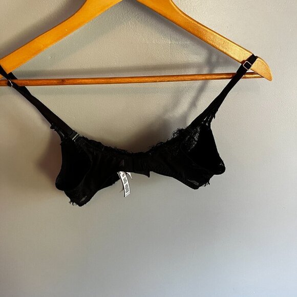 Victoria’s Secret Dream Angels Push-up Without Padding Bra 32D Underwire Black - Picture 4 of 9